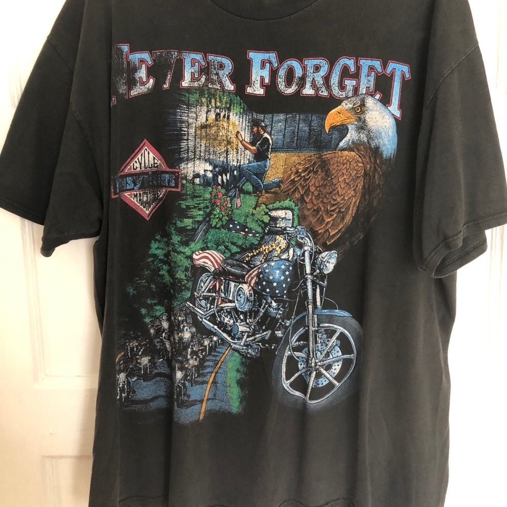 Vintage easyriders vietnam war never forget shirt